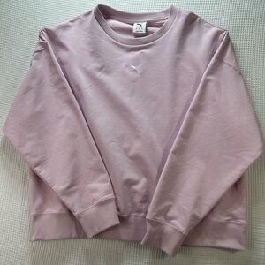 Women’s Brand New Puma Long Sleeve Pink Oversized Sweatshirt L